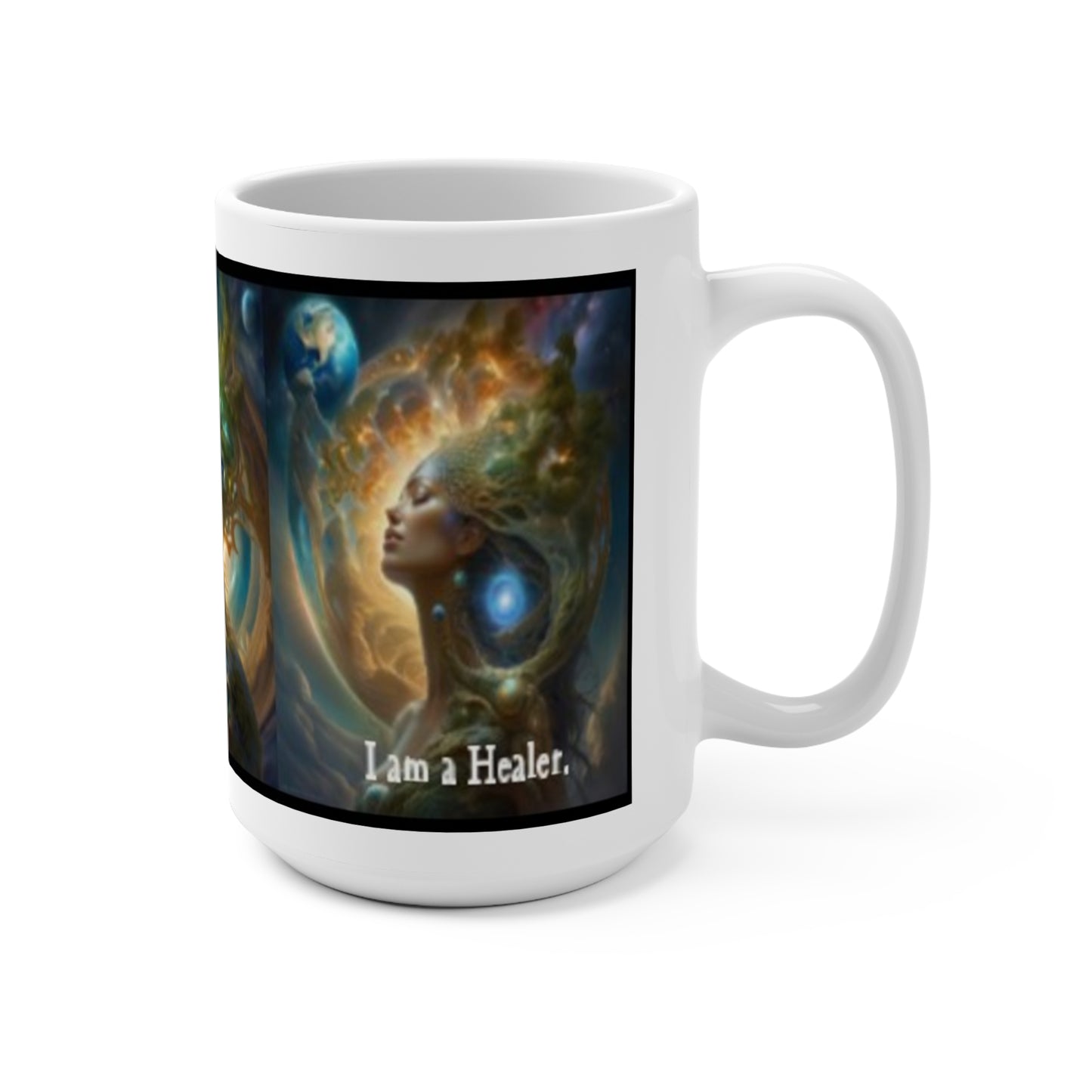 Cosmic Healer Mug GAIA Mother Nature Mystical Coffee Magic Mug