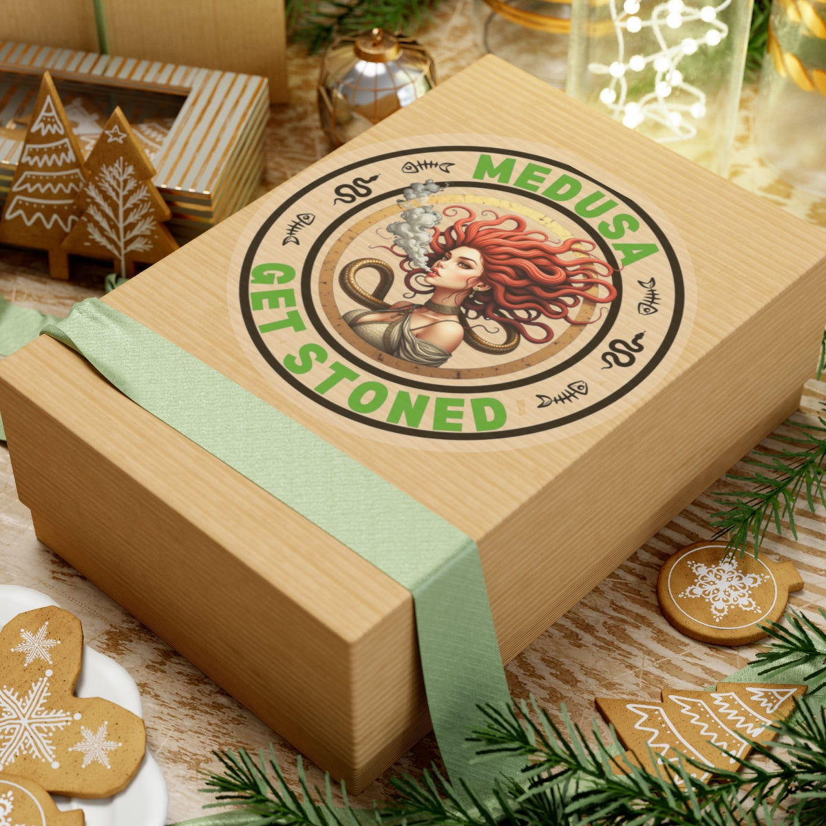 GET STONED Medusa Stickers