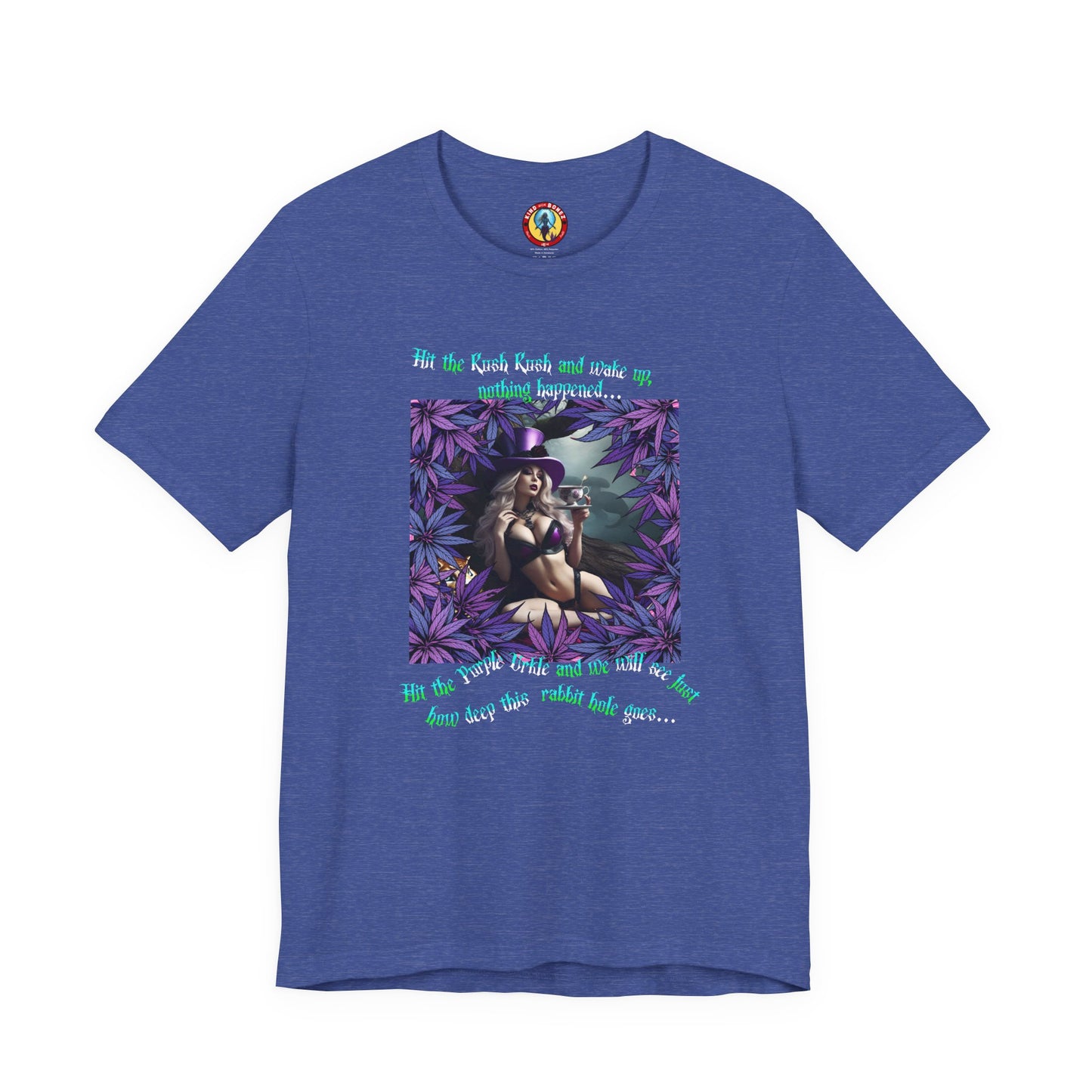 MATRIX THEME WONDERLAND MARIJUANA TSHIRT