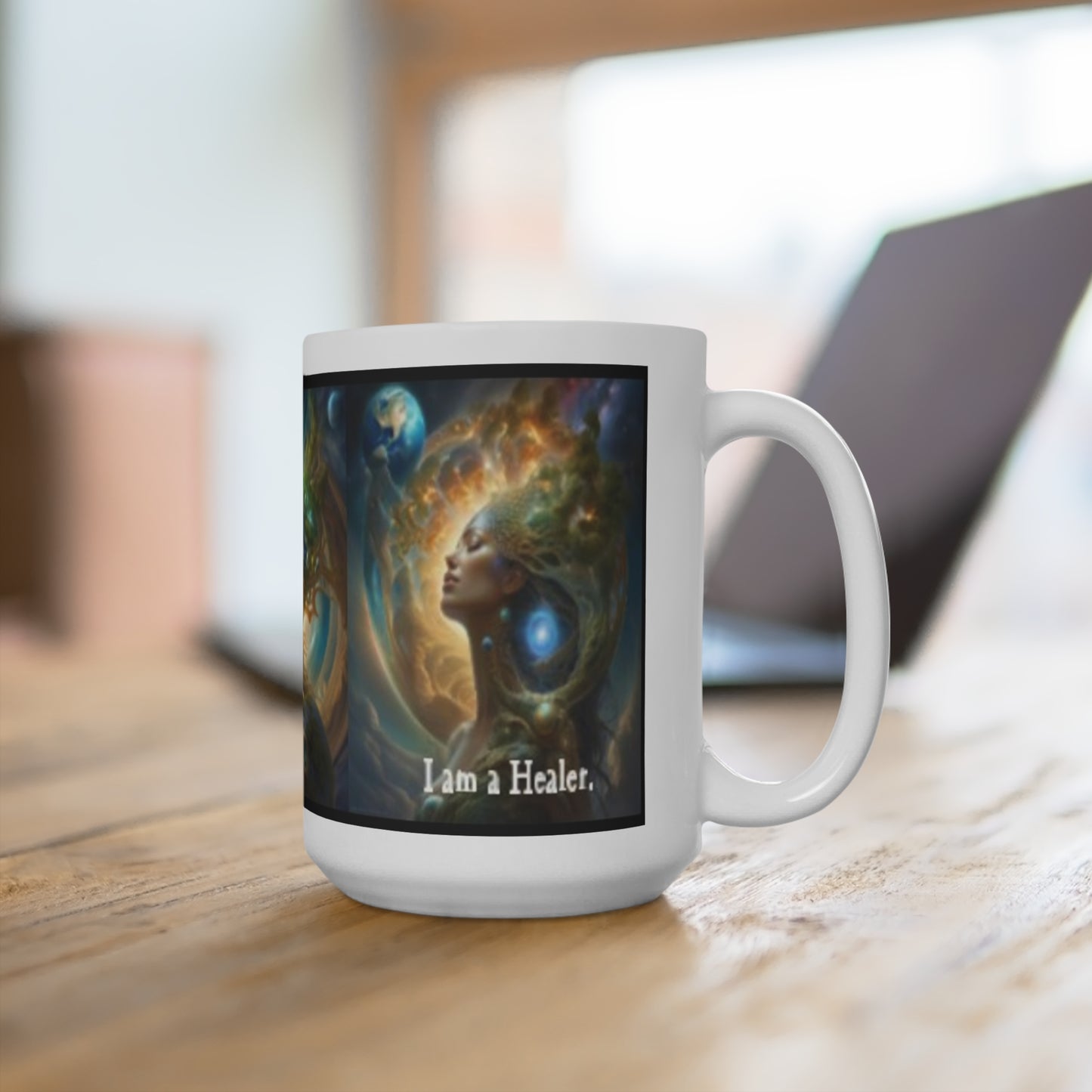 Cosmic Healer Mug GAIA Mother Nature Mystical Coffee Magic Mug