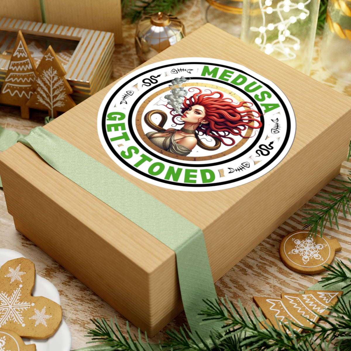 GET STONED Medusa Stickers