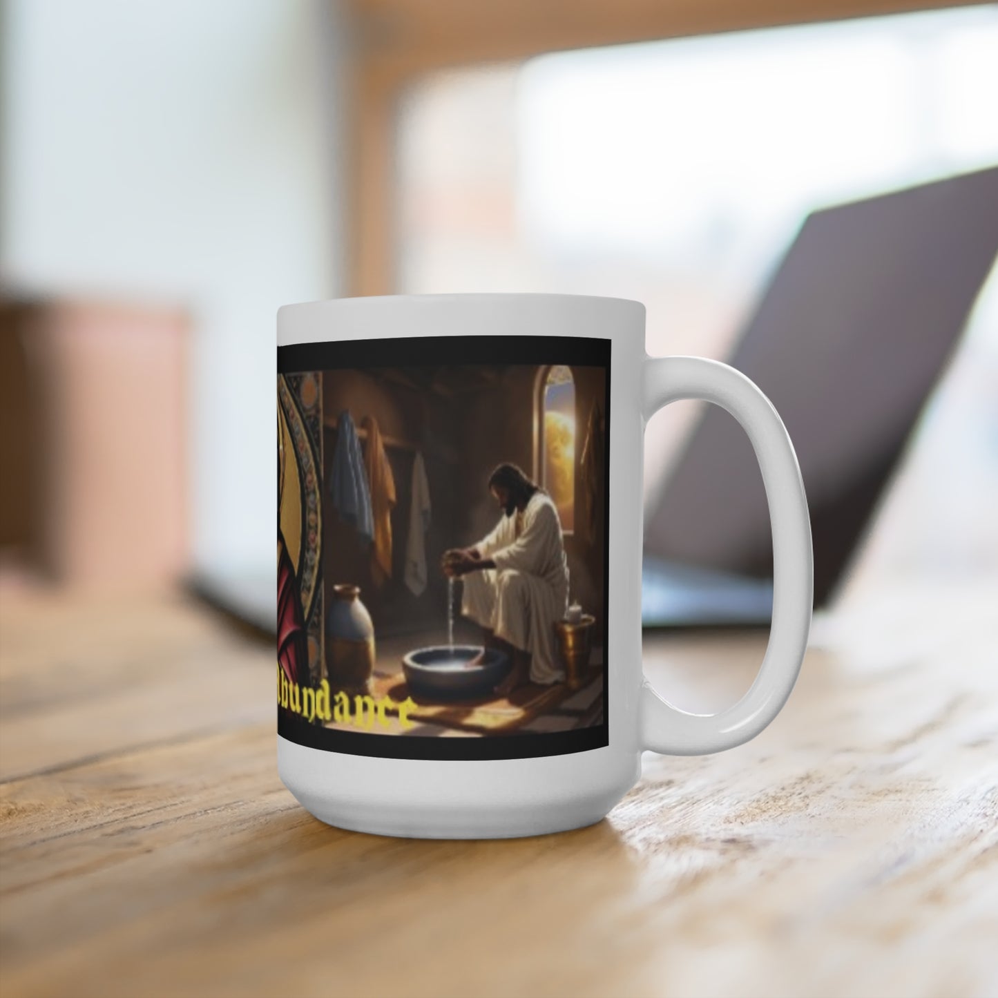 Jesus Blessings of Abundance 15oz Coffee Mug