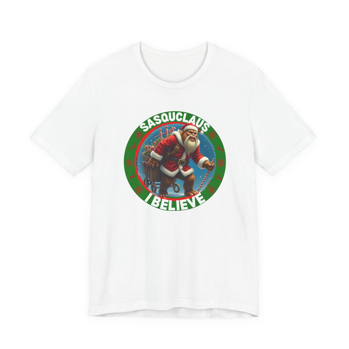 SASQUCLAUS - I Believe T-shirt