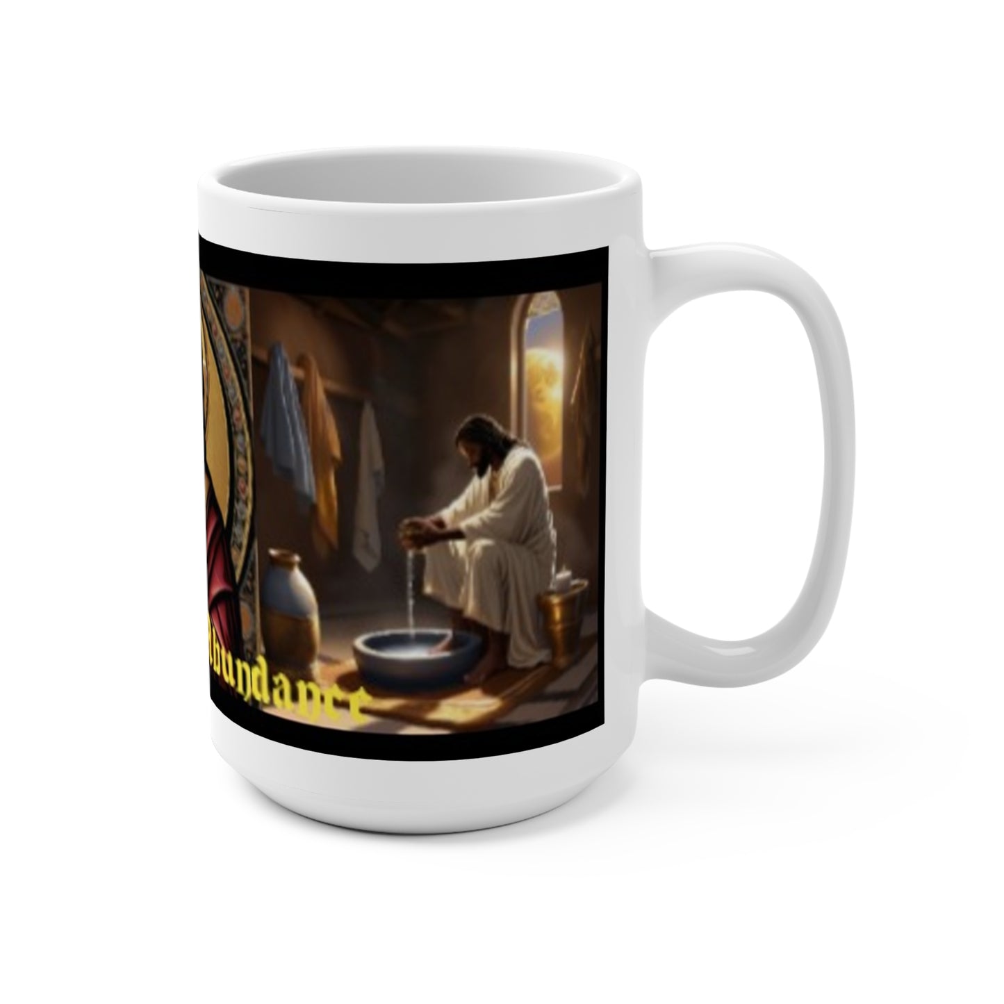 Jesus Blessings of Abundance 15oz Coffee Mug