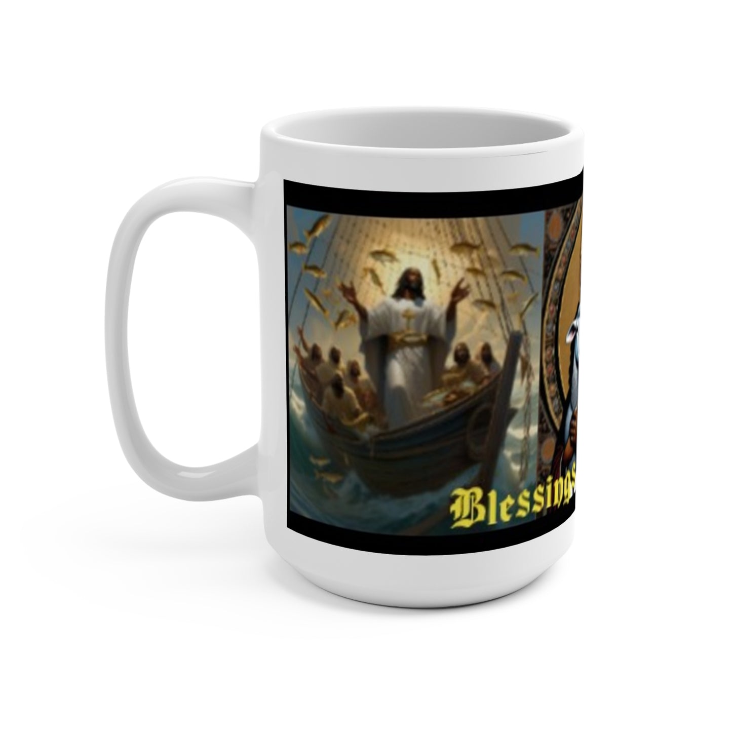 Jesus Blessings of Abundance 15oz Coffee Mug