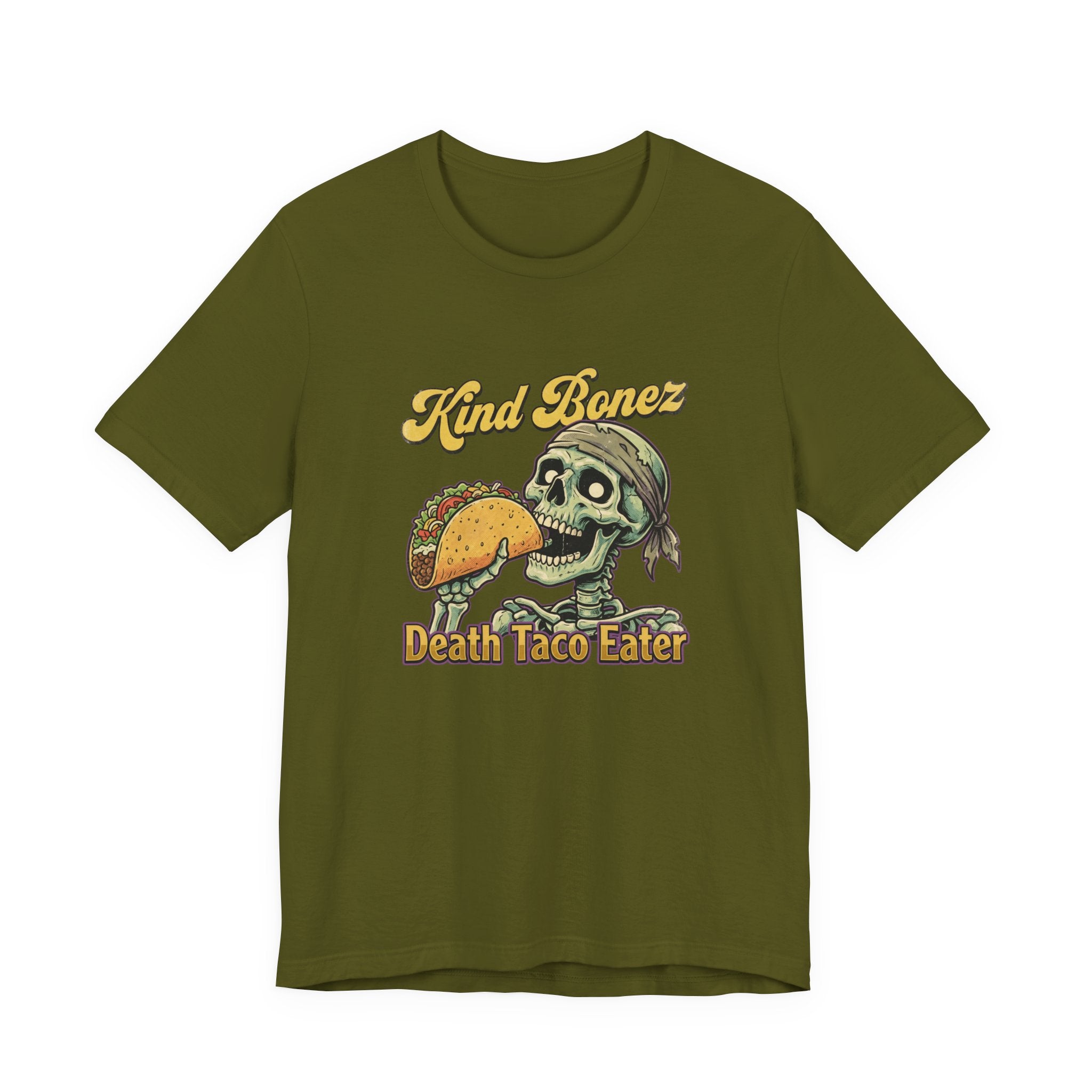 Kind Bonez "Death Taco Eater" Tee - Skull Taco Graphic T-Shirt