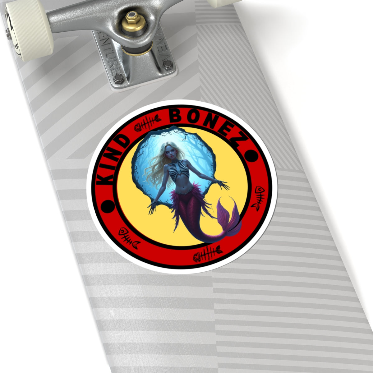 KIND BONEZ Mermaid Skeleton - Stickers