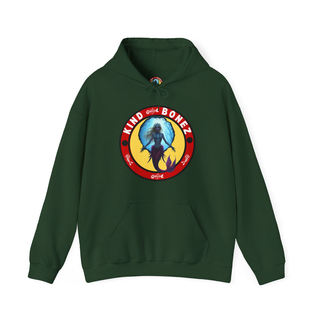 Kind Bonez Retro Mermaid Skeleton Hoodie