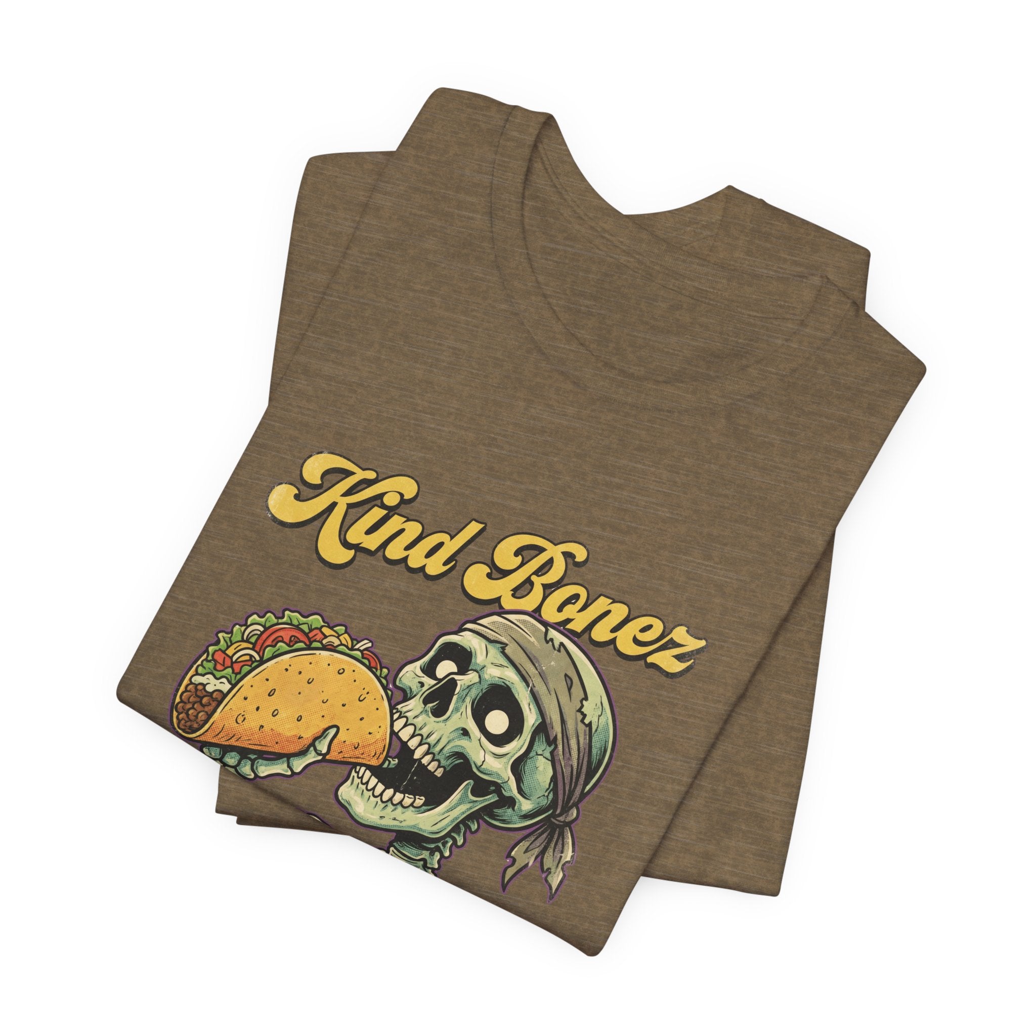 Kind Bonez "Death Taco Eater" Tee - Skull Taco Graphic T-Shirt