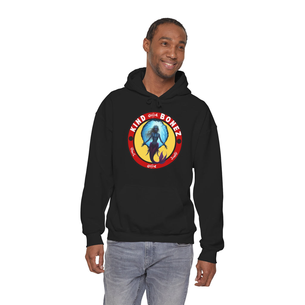 Kind Bonez Retro Mermaid Skeleton Hoodie