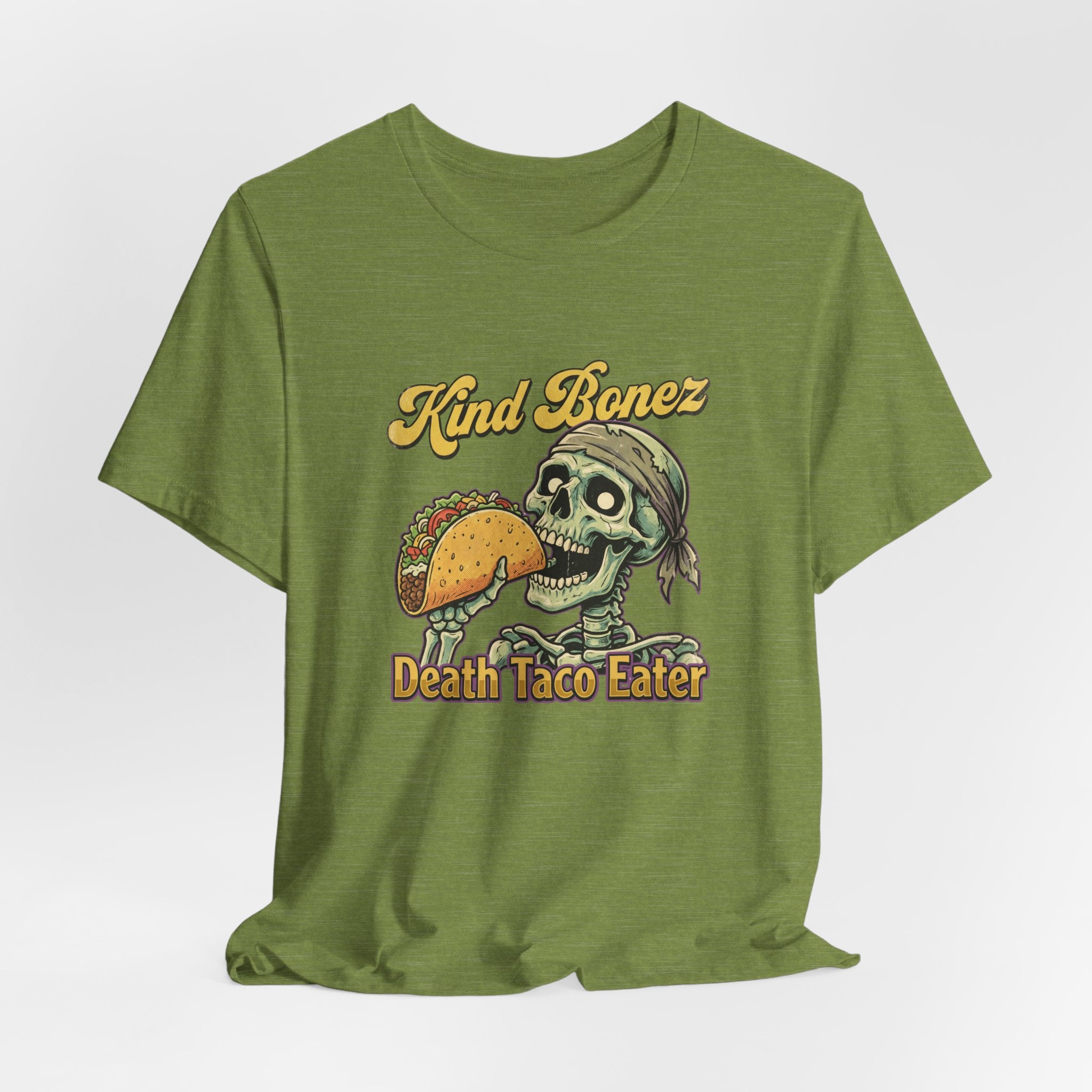 Kind Bonez "Death Taco Eater" Tee - Skull Taco Graphic T-Shirt