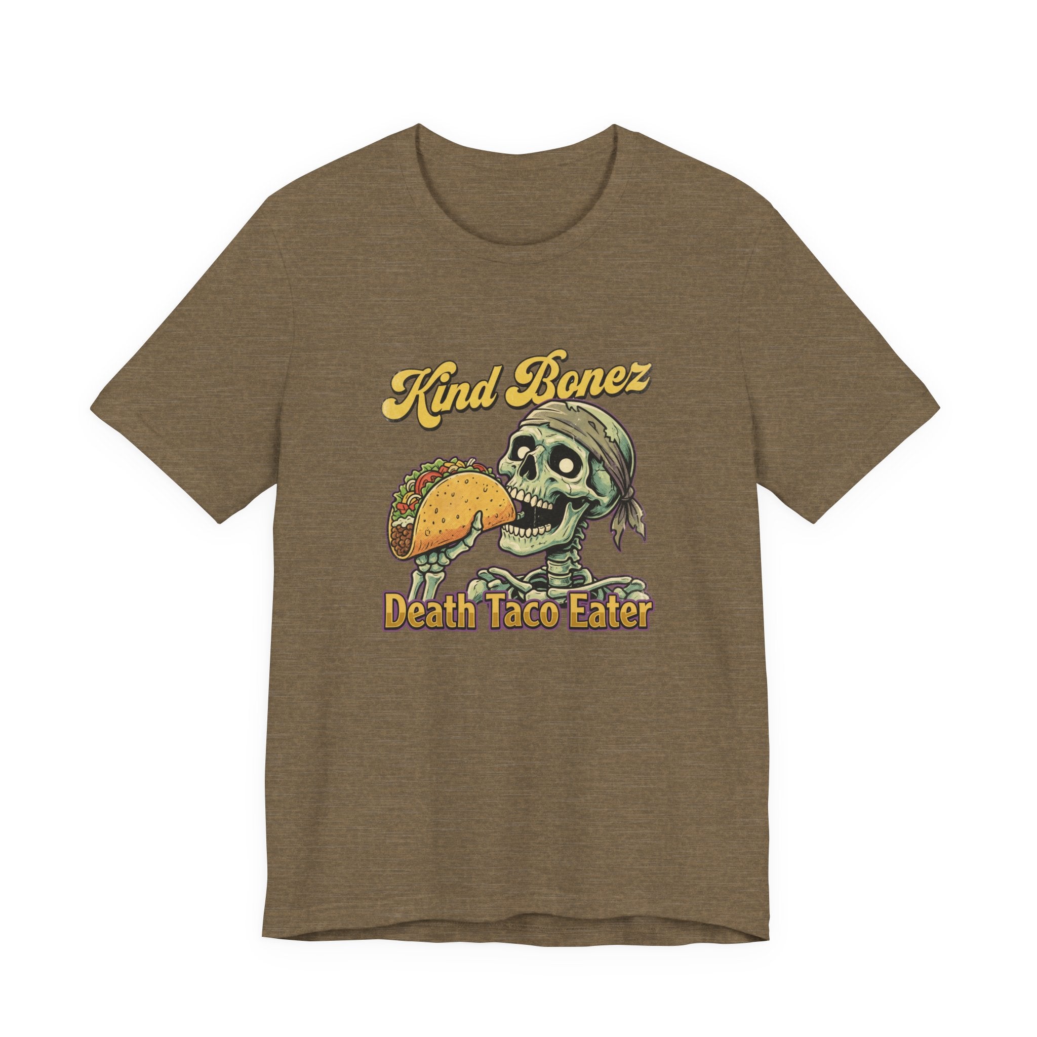 Kind Bonez "Death Taco Eater" Tee - Skull Taco Graphic T-Shirt