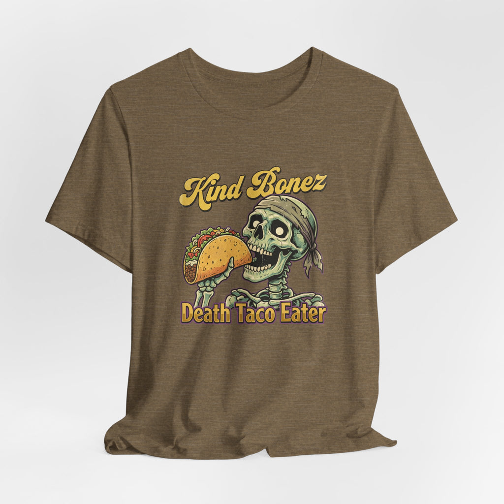 Kind Bonez "Death Taco Eater" Tee - Skull Taco Graphic T-Shirt