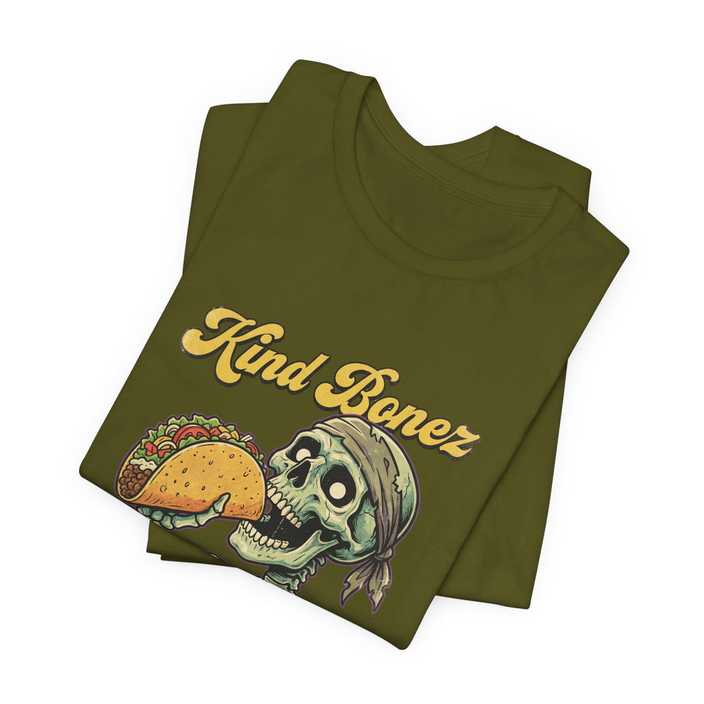Kind Bonez "Death Taco Eater" Tee - Skull Taco Graphic T-Shirt