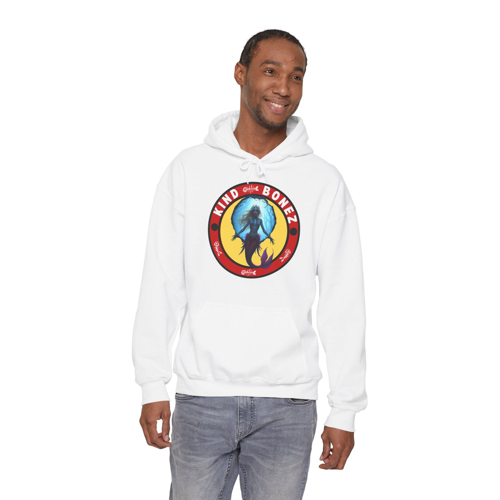 Kind Bonez Retro Mermaid Skeleton Hoodie