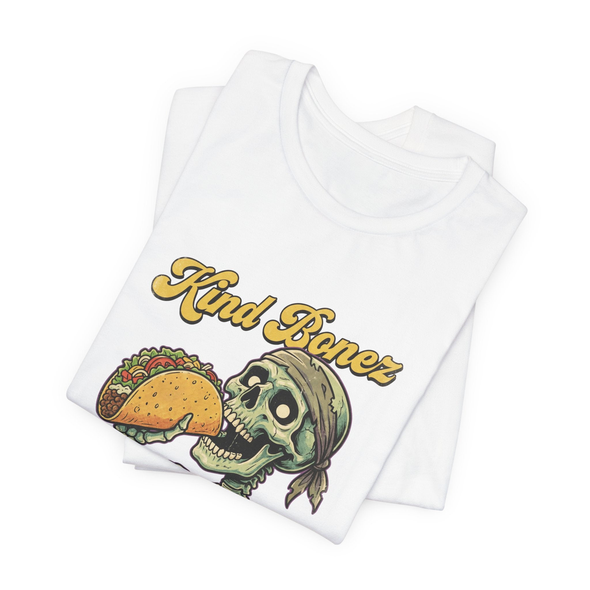 Kind Bonez "Death Taco Eater" Tee - Skull Taco Graphic T-Shirt