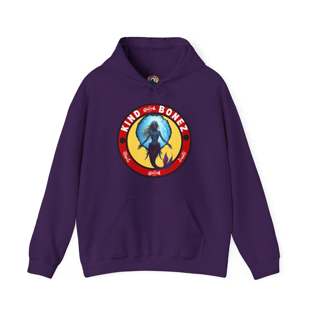 Kind Bonez Retro Mermaid Skeleton Hoodie