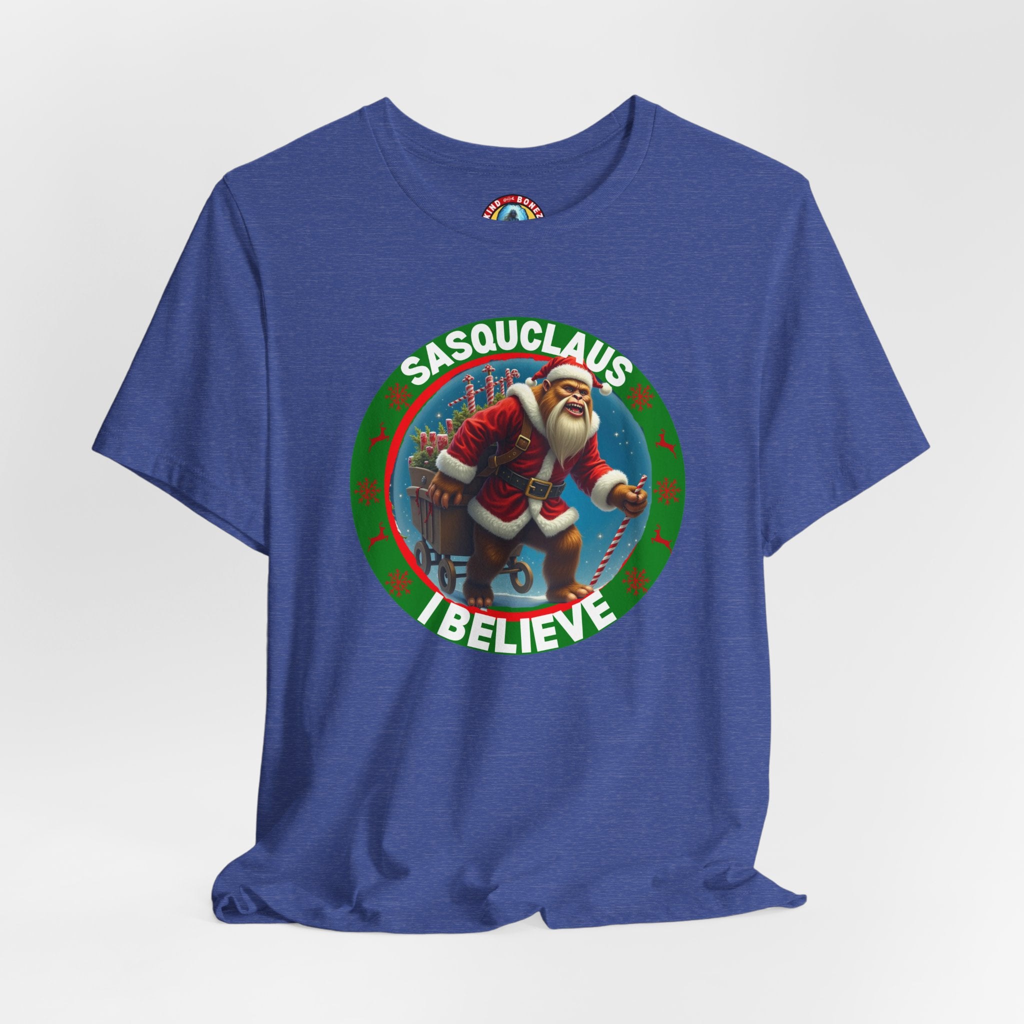 SASQUCLAUS - BIGFOOT - I Believe T-shirt