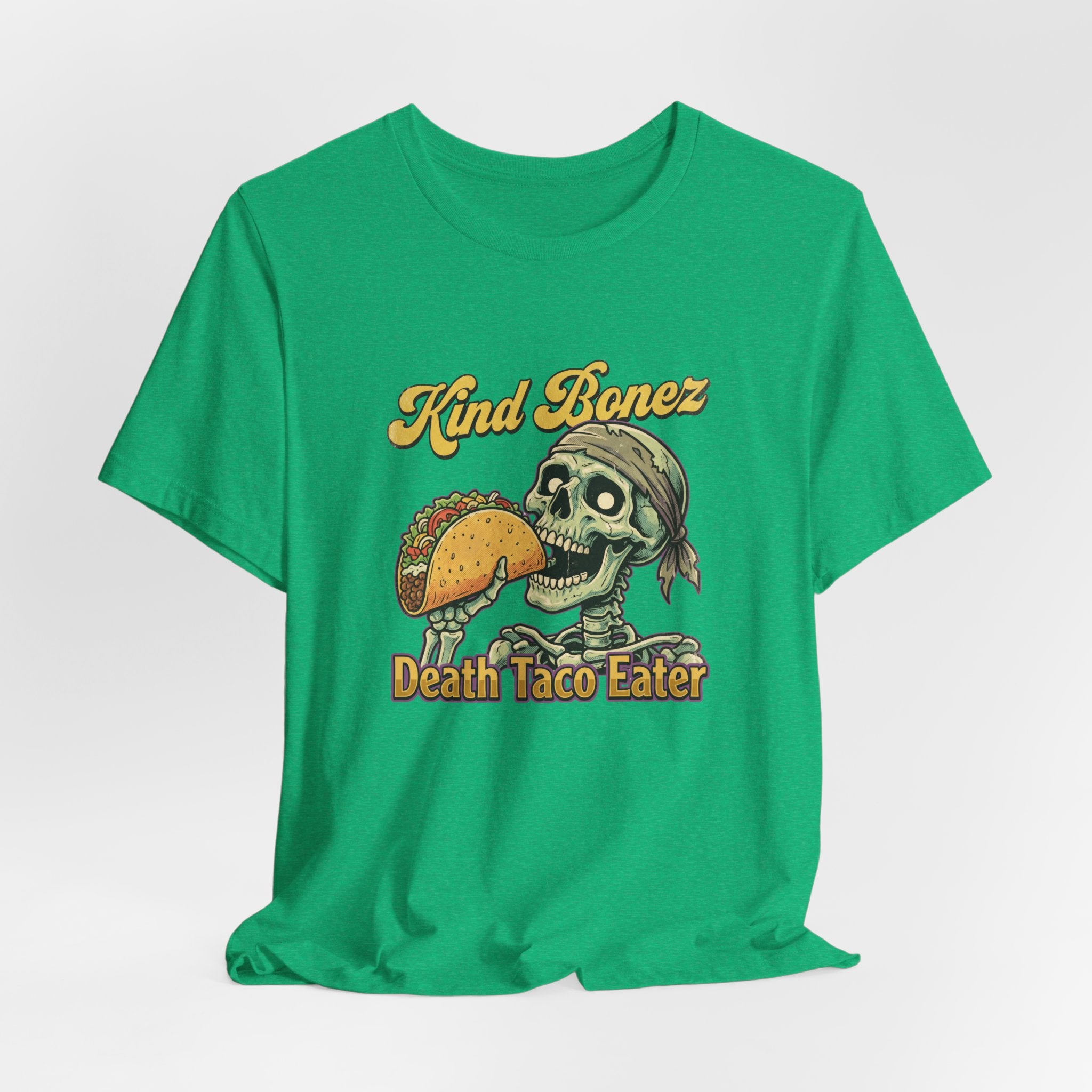 Kind Bonez "Death Taco Eater" Tee - Skull Taco Graphic T-Shirt