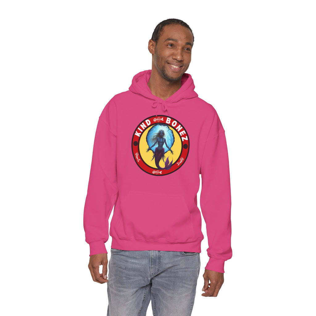 Kind Bonez Retro Mermaid Skeleton Hoodie