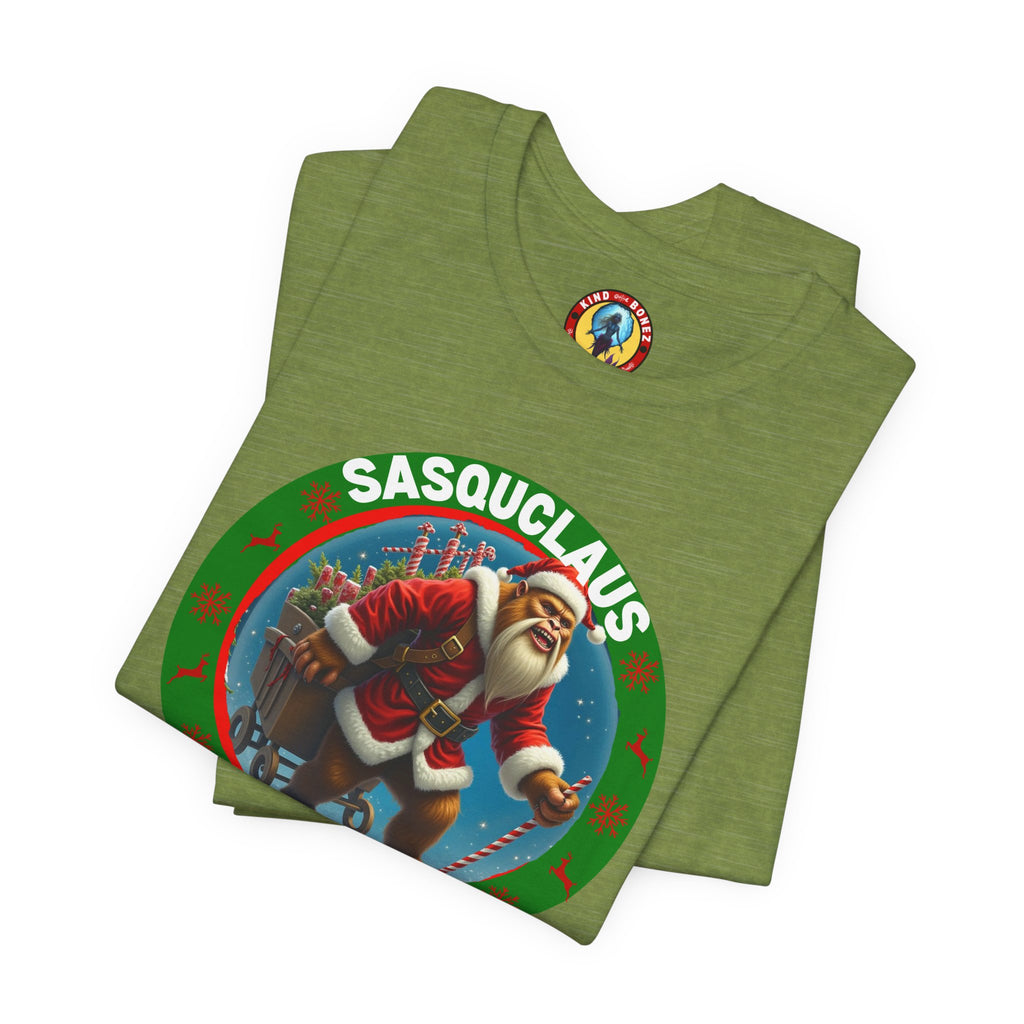 SASQUCLAUS - BIGFOOT - I Believe T-shirt