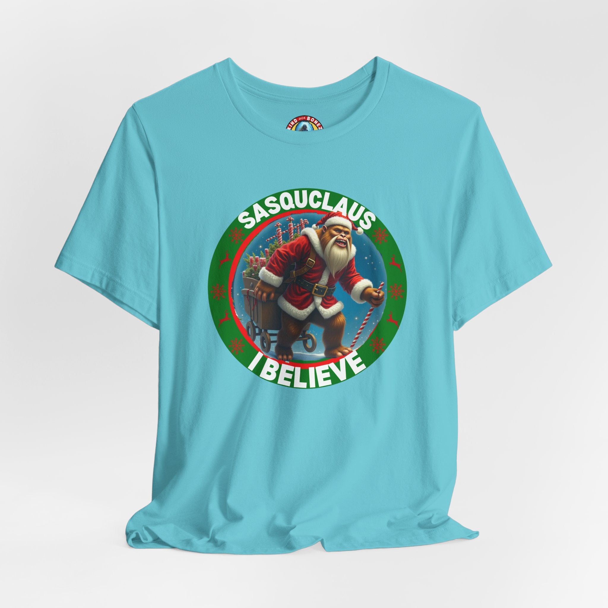 SASQUCLAUS - BIGFOOT - I Believe T-shirt