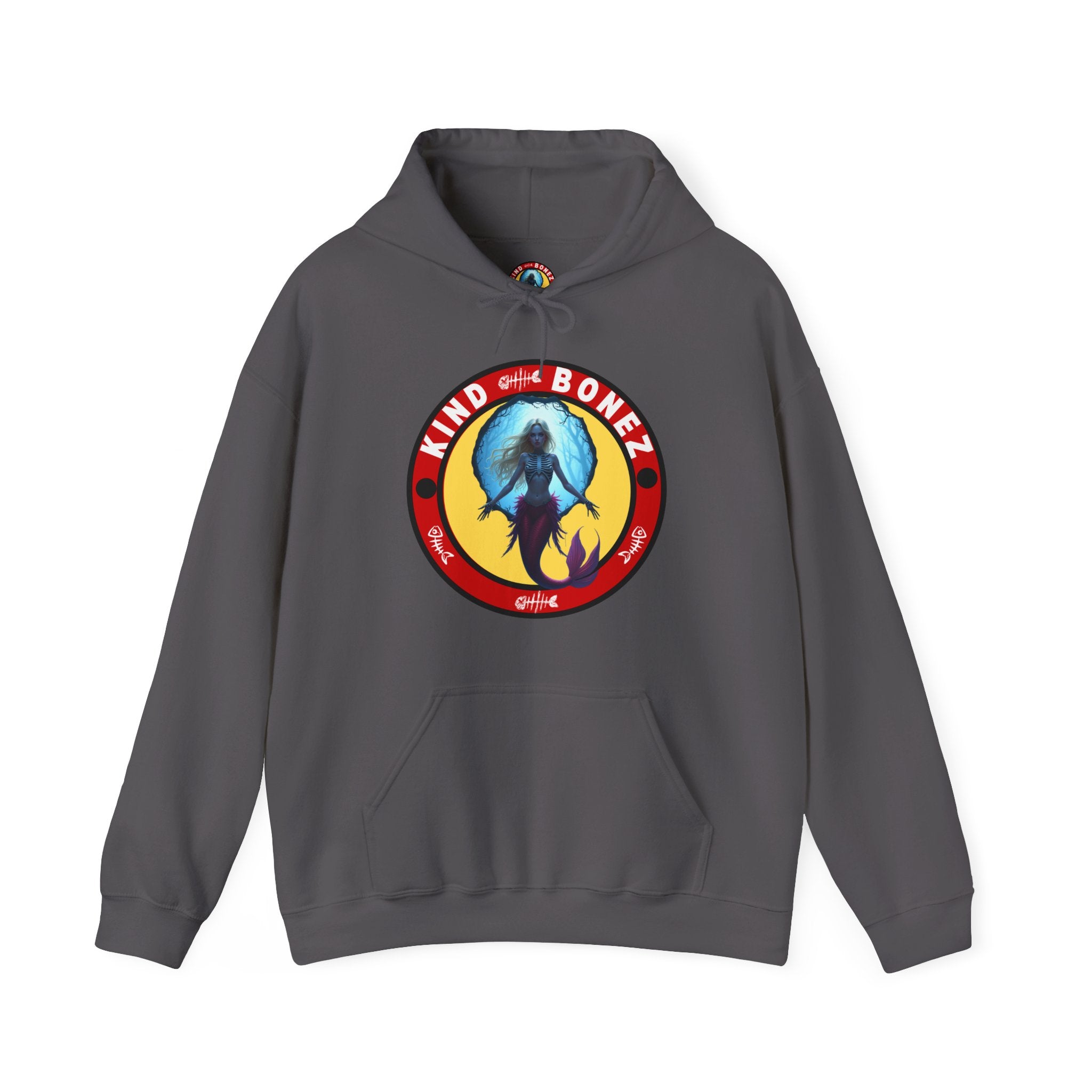 Kind Bonez Retro Mermaid Skeleton Hoodie