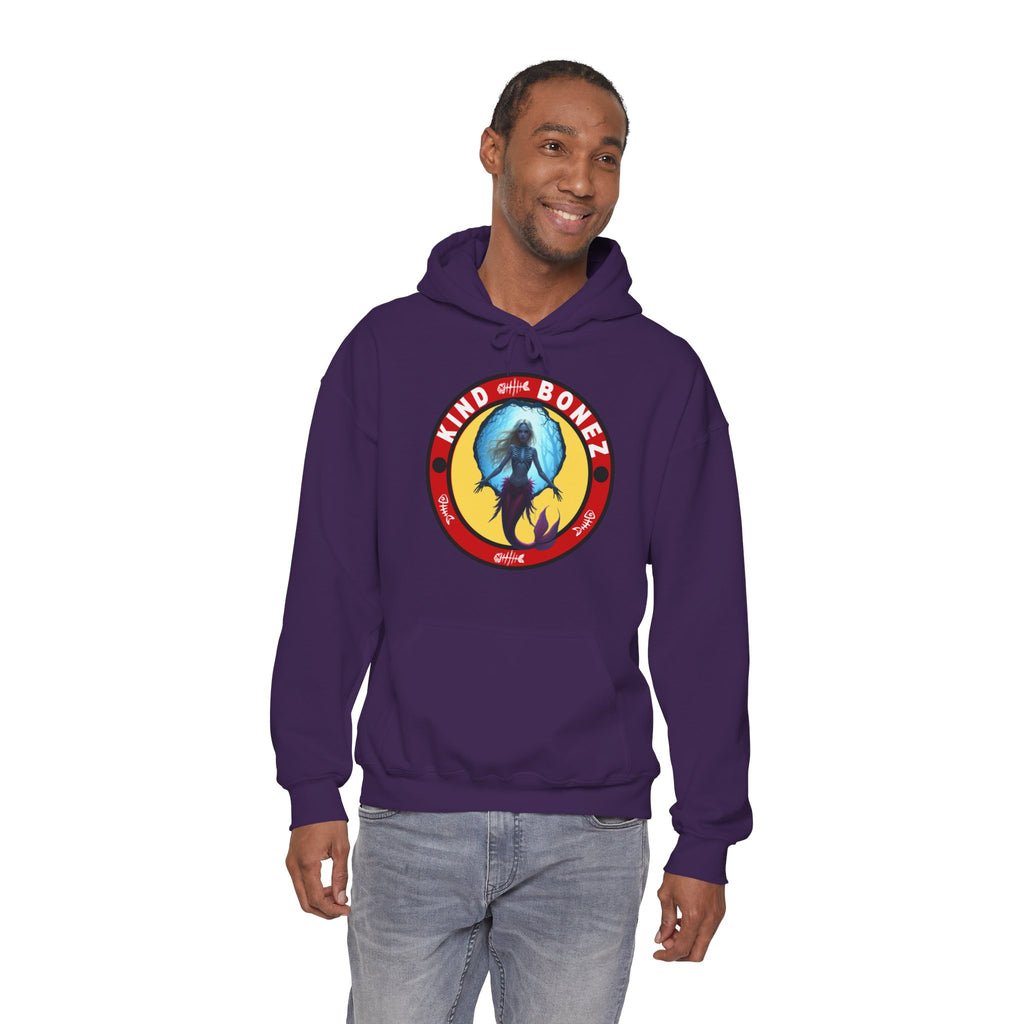 Kind Bonez Retro Mermaid Skeleton Hoodie