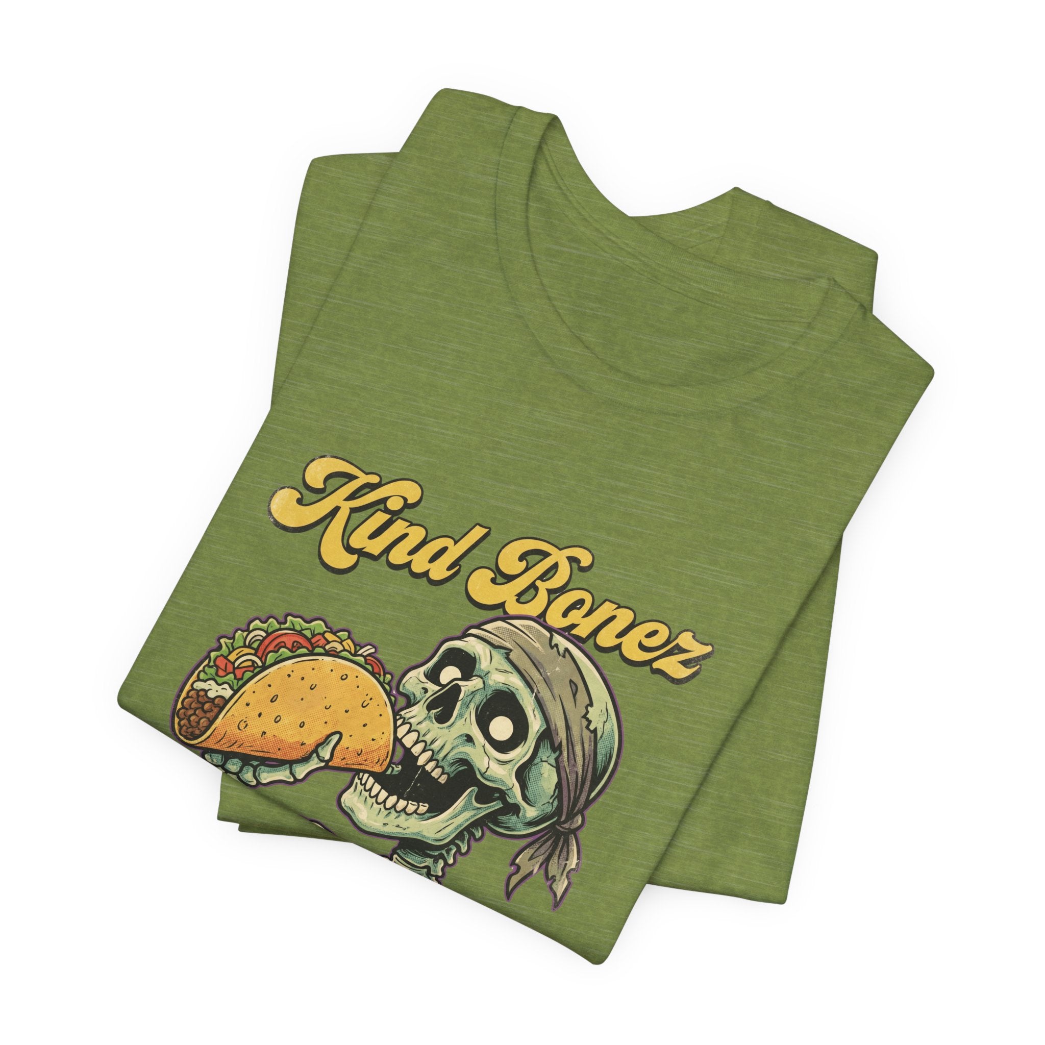 Kind Bonez "Death Taco Eater" Tee - Skull Taco Graphic T-Shirt