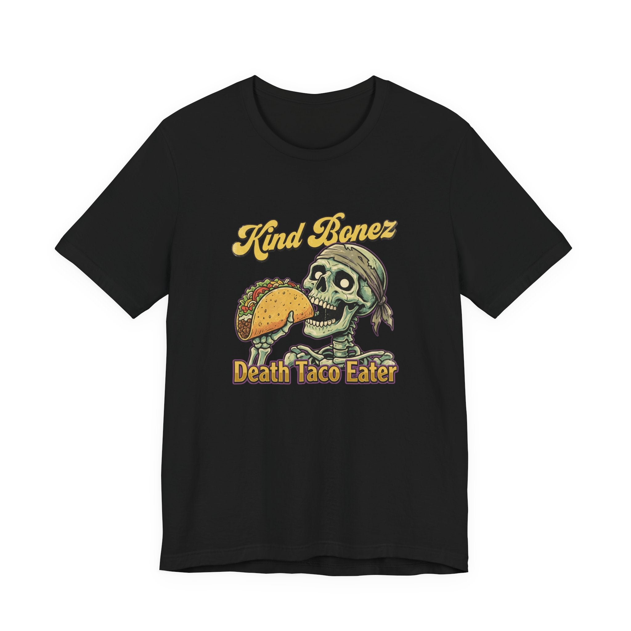 Kind Bonez "Death Taco Eater" Tee - Skull Taco Graphic T-Shirt