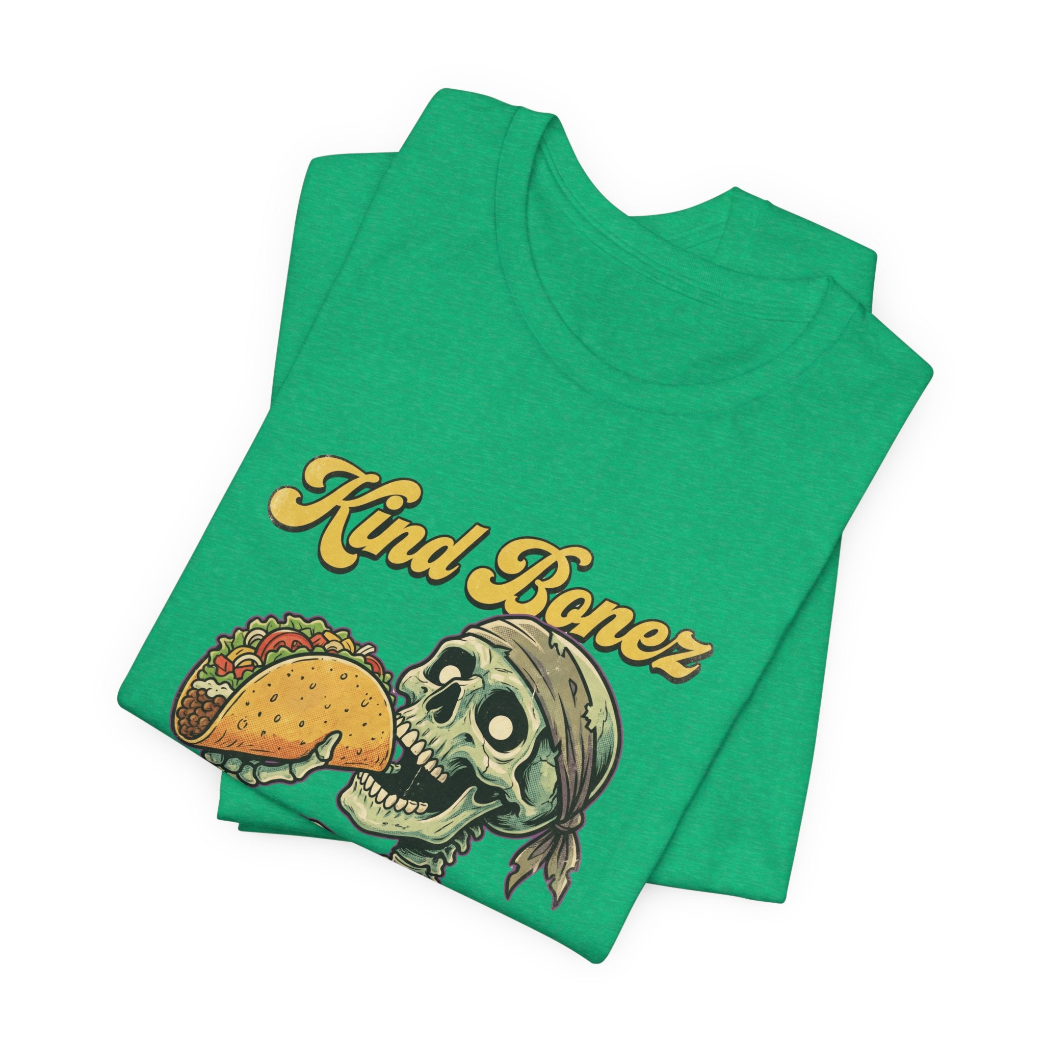 Kind Bonez "Death Taco Eater" Tee - Skull Taco Graphic T-Shirt