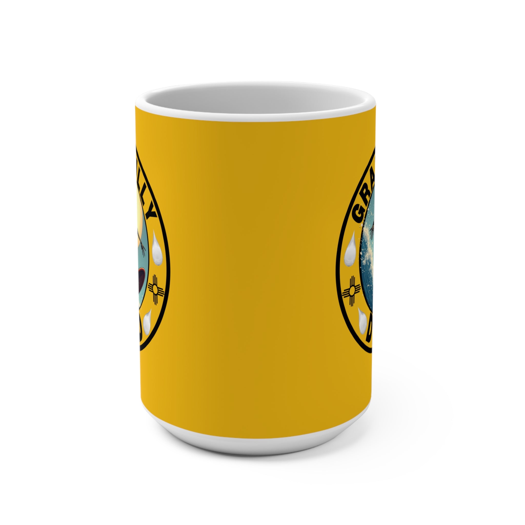 Gratefully Dead Skeleton Surfing - Coffee Mug 15oz