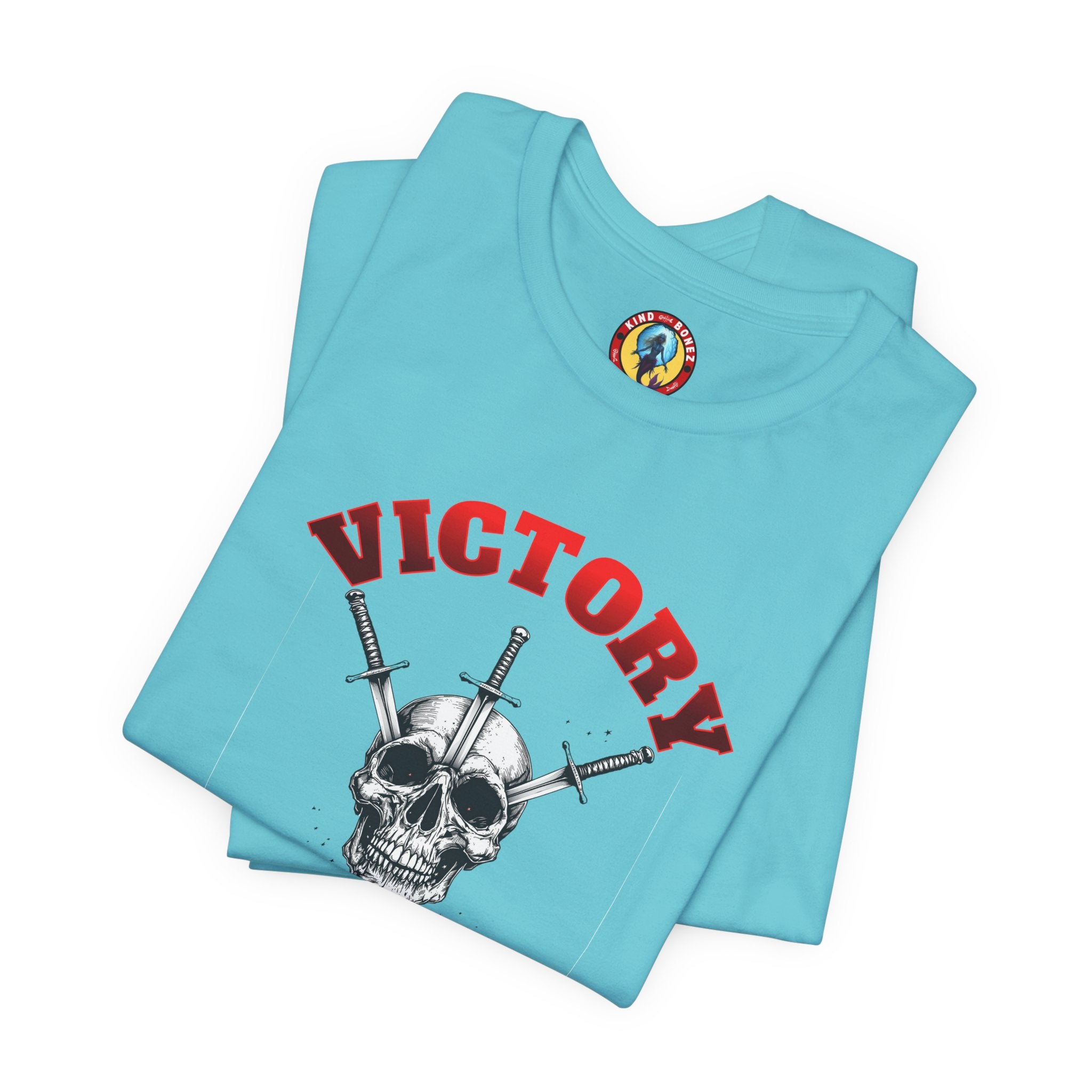 Victory or Valhalla Skull Tee | Viking - Crossed Swords T-Shirt