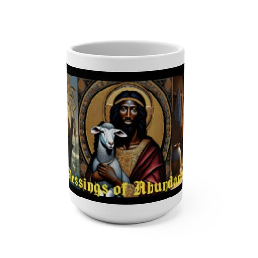 Jesus Blessings of Abundance 15oz Coffee Mug
