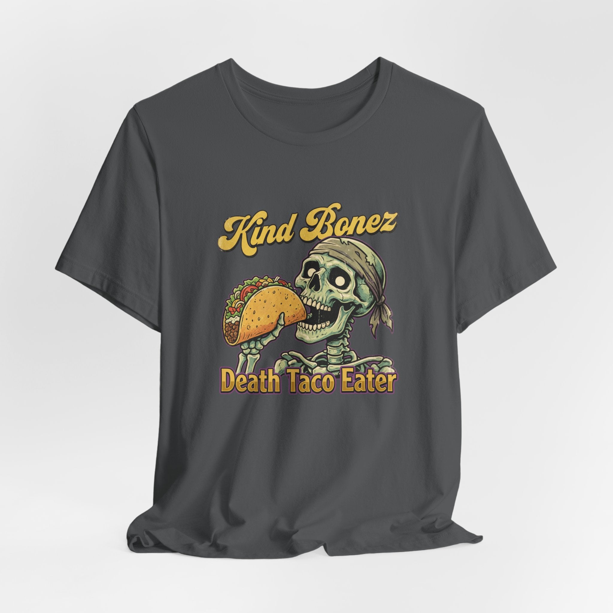 Kind Bonez "Death Taco Eater" Tee - Skull Taco Graphic T-Shirt