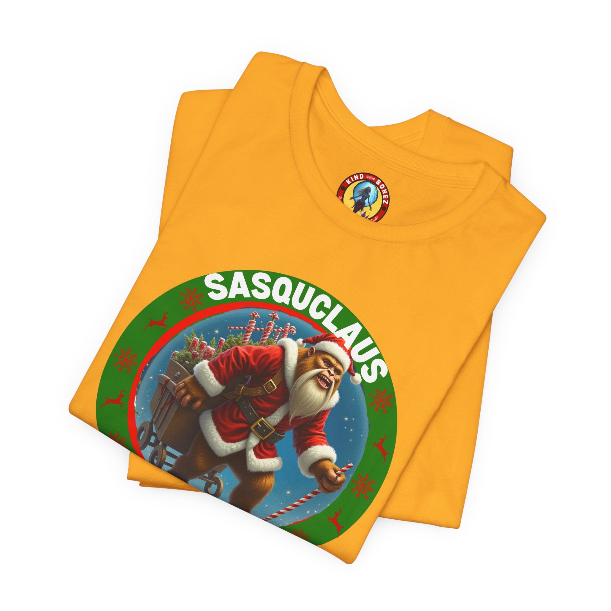 SASQUCLAUS - BIGFOOT - I Believe T-shirt