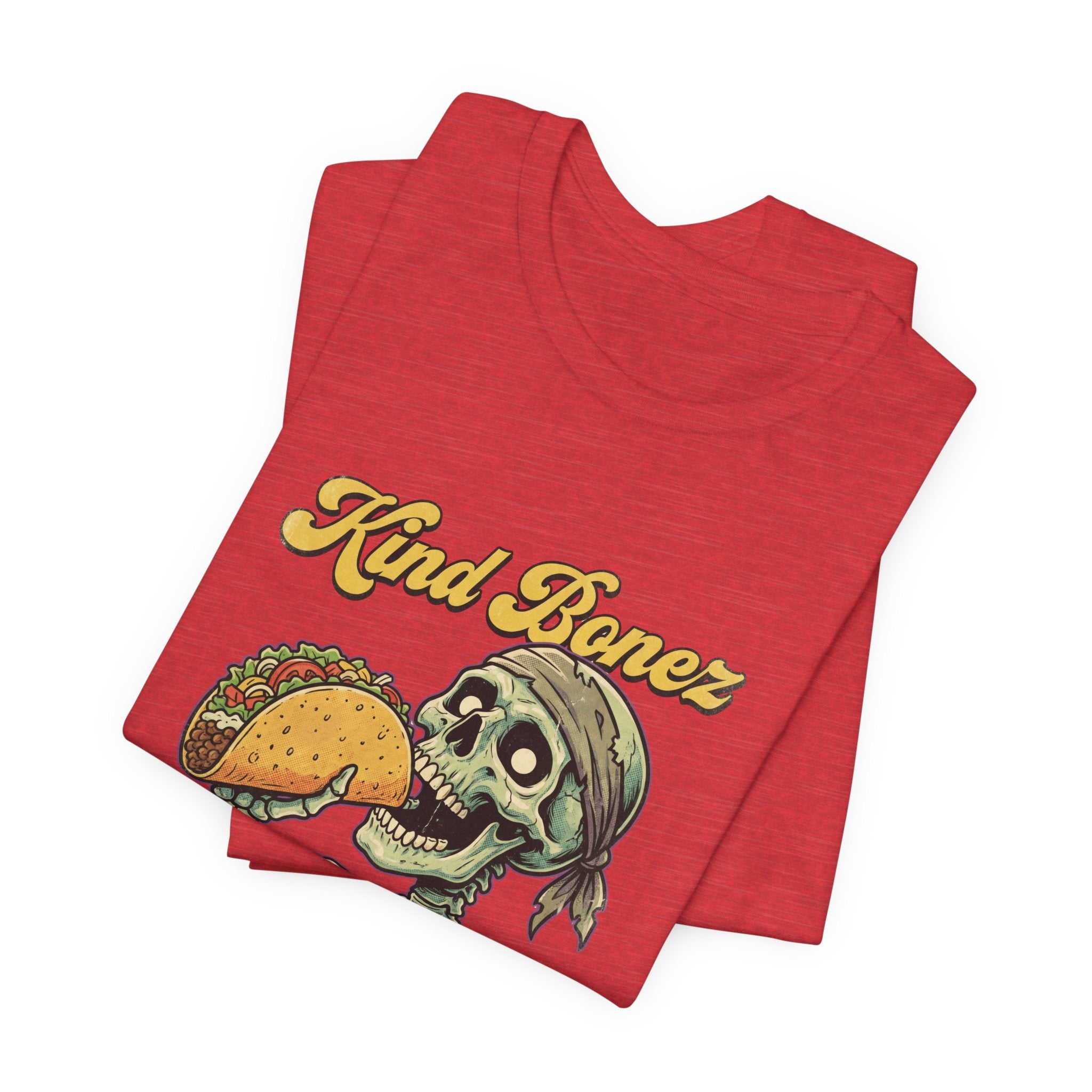 Kind Bonez "Death Taco Eater" Tee - Skull Taco Graphic T-Shirt