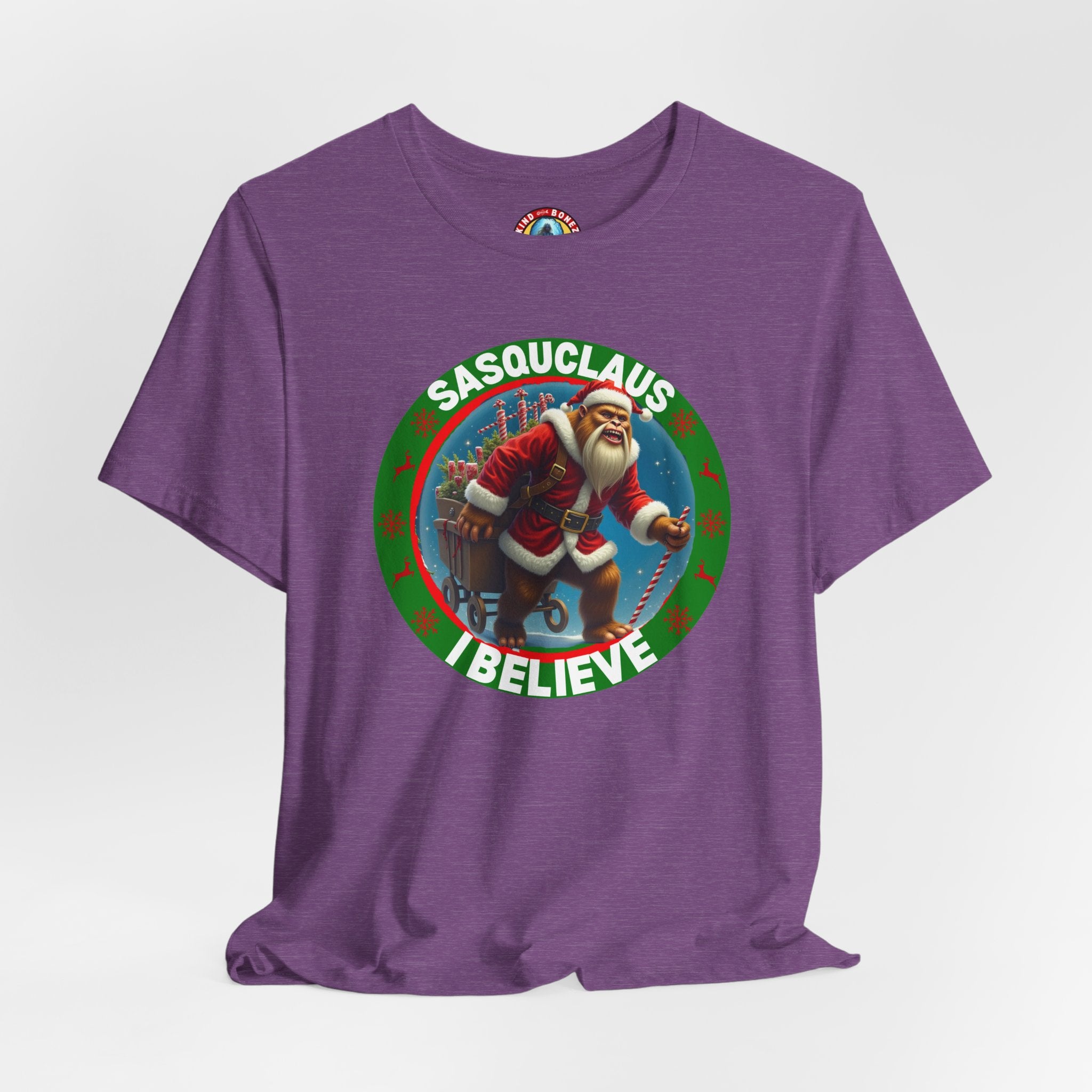 SASQUCLAUS - BIGFOOT - I Believe T-shirt