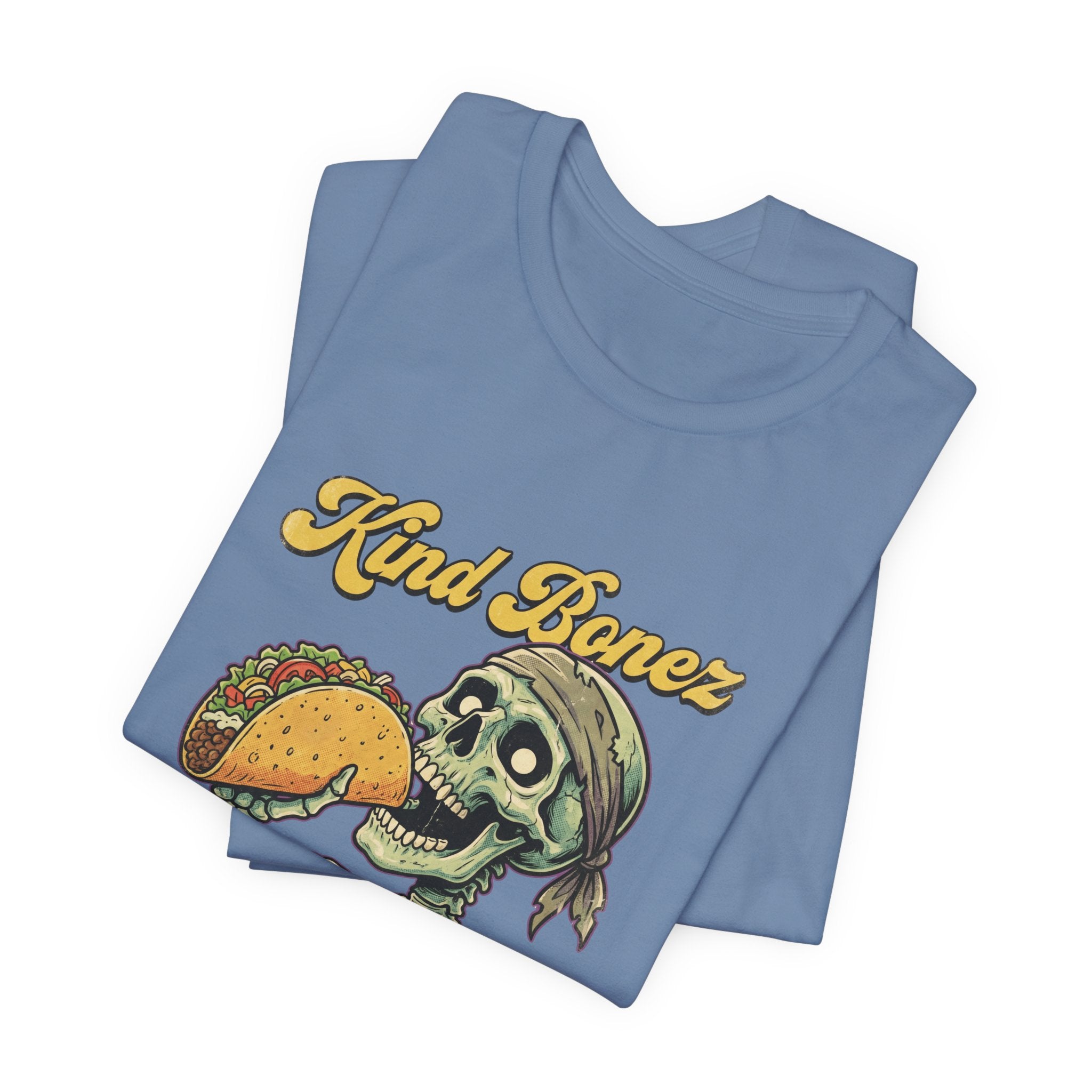Kind Bonez "Death Taco Eater" Tee - Skull Taco Graphic T-Shirt