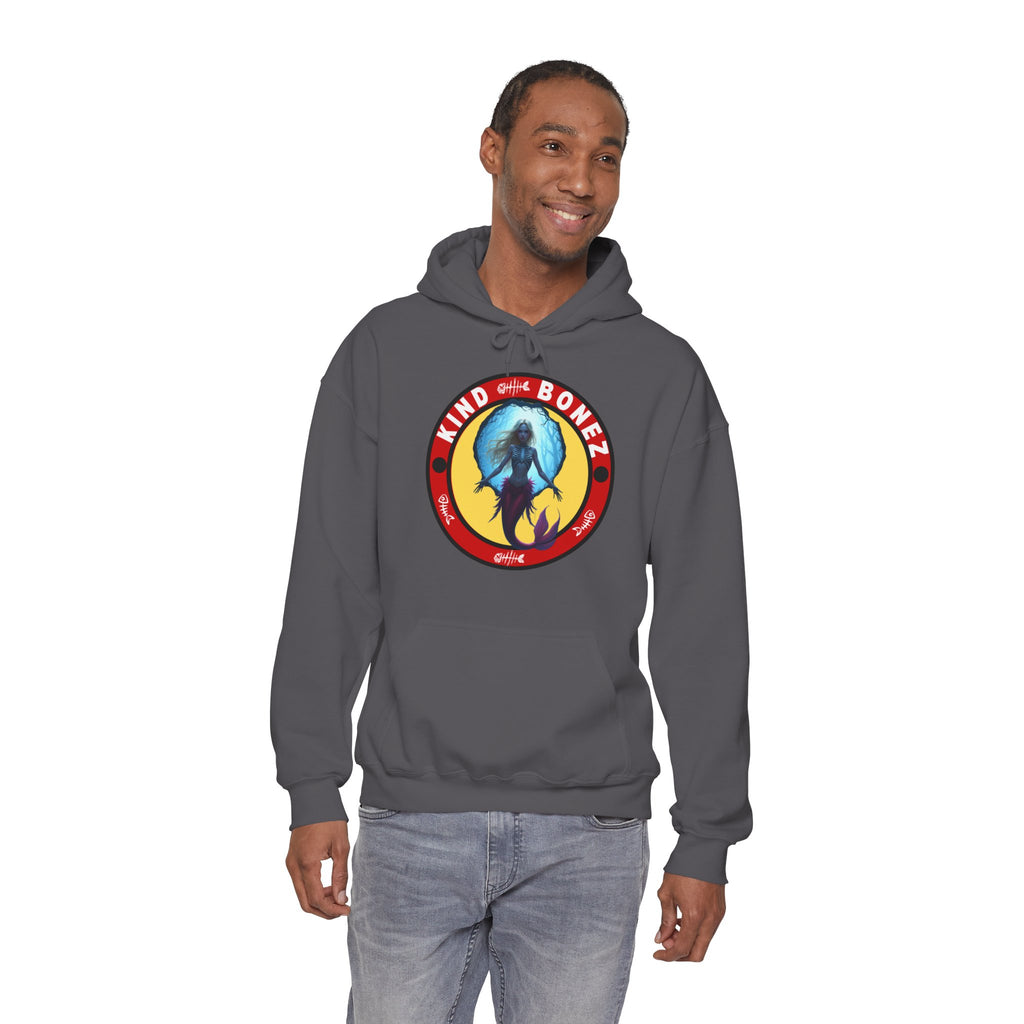Kind Bonez Retro Mermaid Skeleton Hoodie
