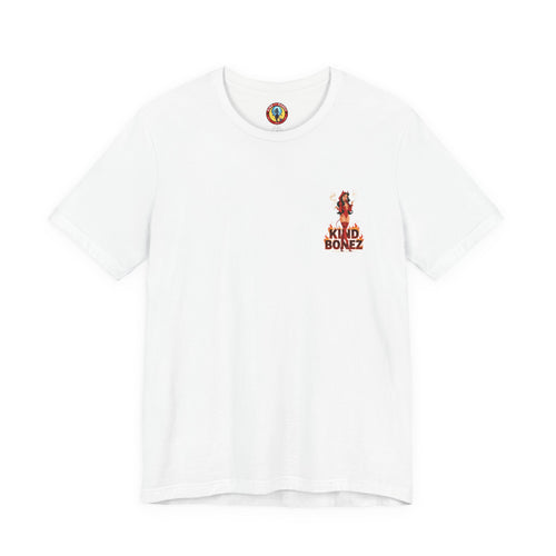 Burn With Me Soul Flame Tee — Retro Pinup Devil Girl Graphic T-Shirt