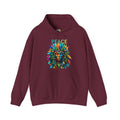 Peace Tribal Headdress Hoodie — Colorful Native American - Inspired Graphic Sweatshirt
