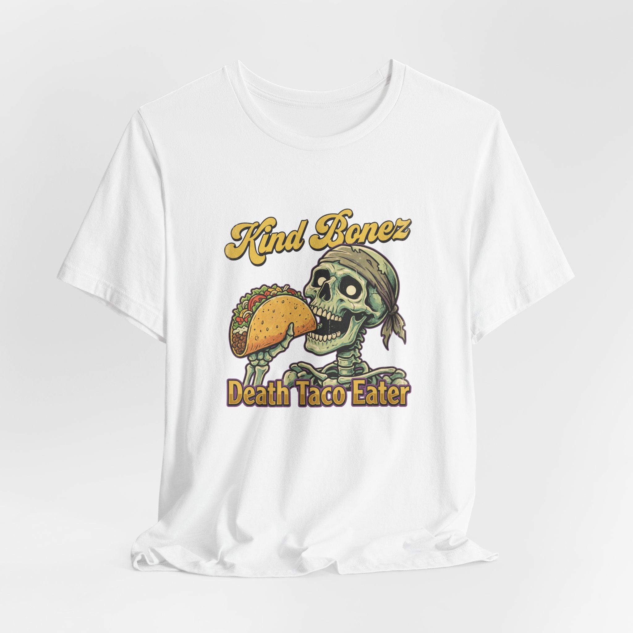 Kind Bonez "Death Taco Eater" Tee - Skull Taco Graphic T-Shirt