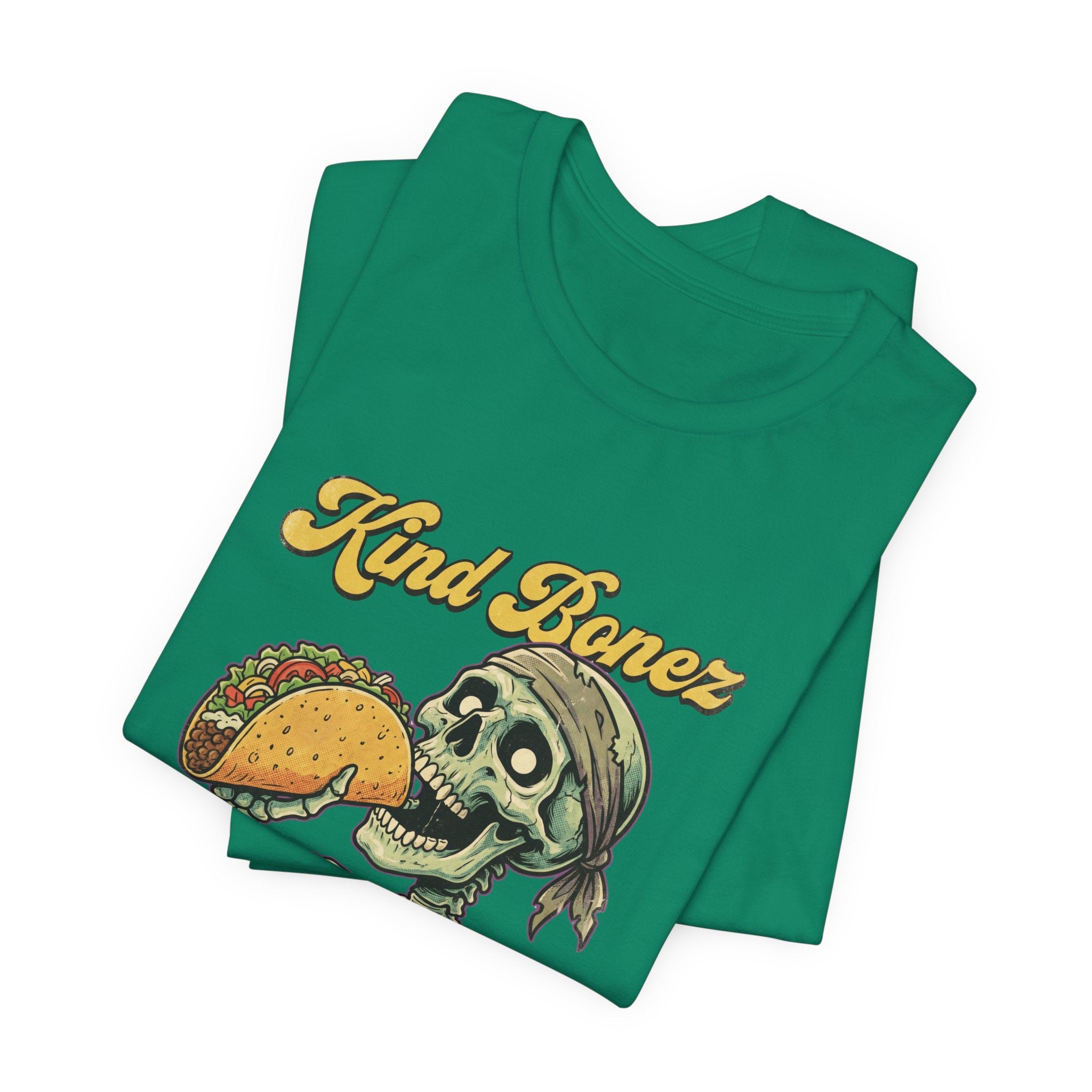 Kind Bonez "Death Taco Eater" Tee - Skull Taco Graphic T-Shirt