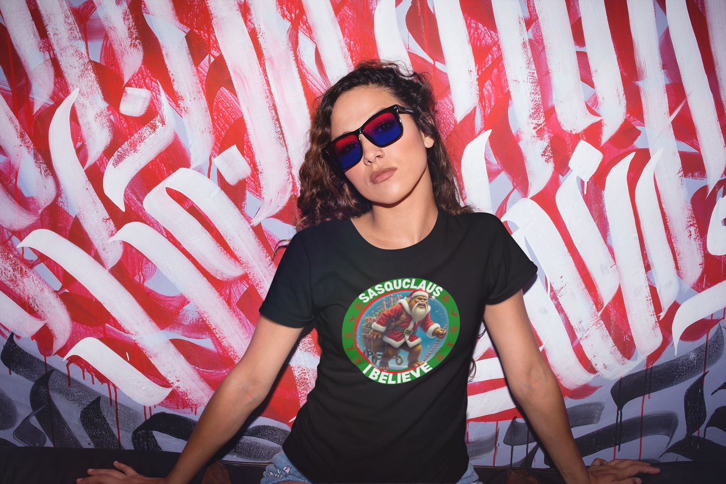SASQUCLAUS - I Believe T-shirt