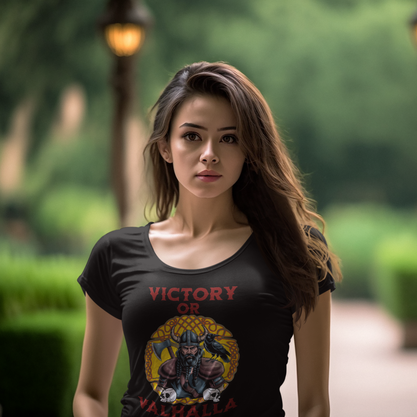 VICTORY OR VALHALLA Viking T-Shirt