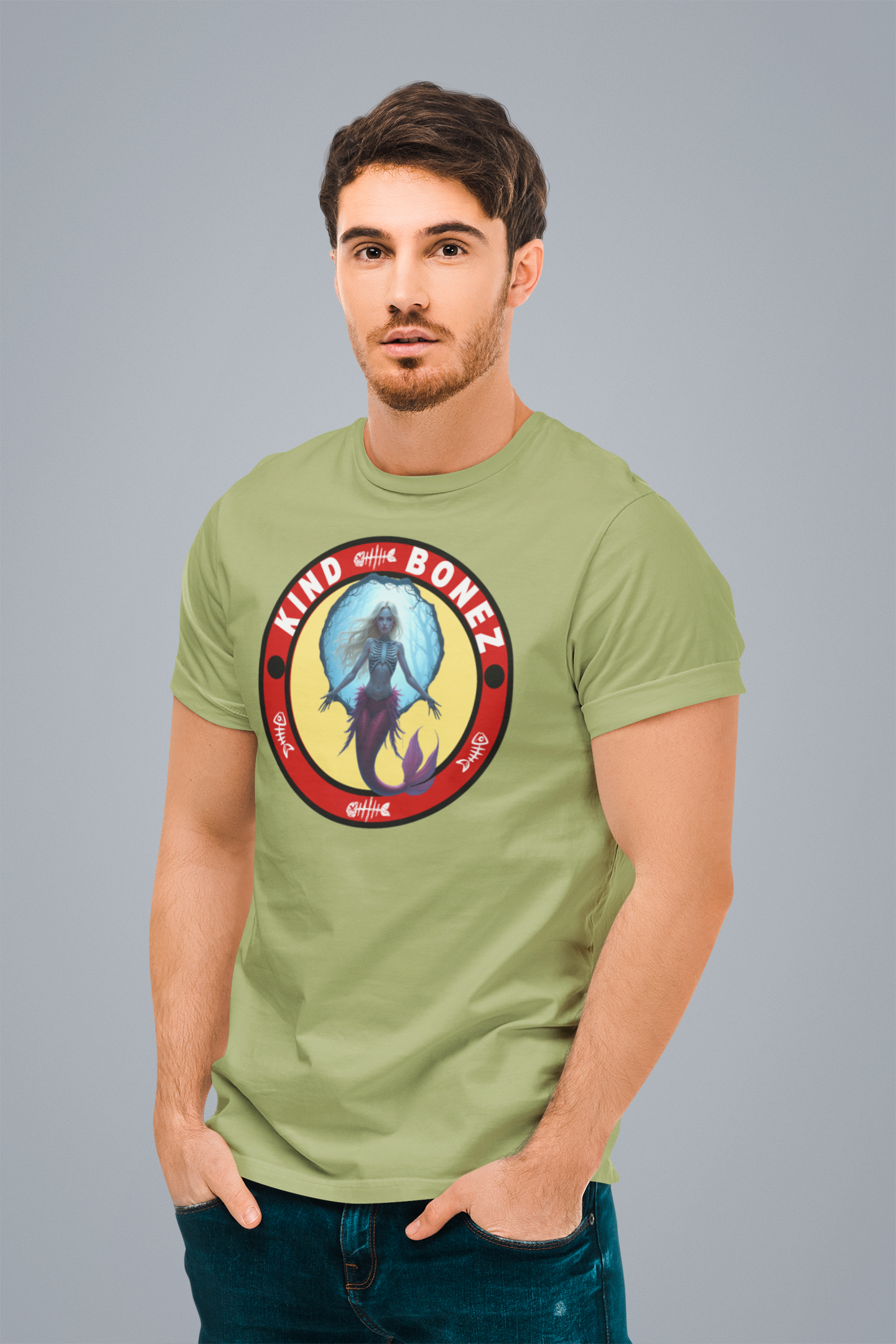 Kind Bonez Skeletal Mermaid T-shirt